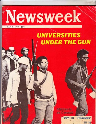NEWSWEEK  MAGAZINE----MILITANTS AT CORNELL COVER---MAY 5 1969