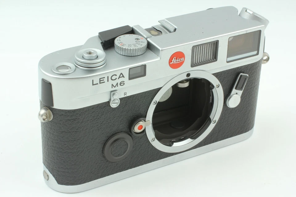 *EXCELENTE+5/Estuche* Cámara fotográfica telémetro 35 mm Leica M6 sin TTL plateada JAPÓN Foto 3 de 4