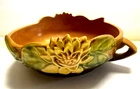 Roseville Pottery Console Bowl Water Lily Mid Century Modern 440 8"