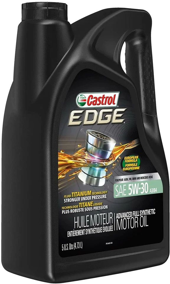KIT DE 10 CUARTOS DE GALÓN 5W-30 CASTROL EDGE FÓRMULA EUROPEA ACEITE DE MOTOR PARA MERCEDES Foto 2 de 4