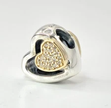 New Authentic Pandora JOINED TOGETHER Charm Bead 791806CZ