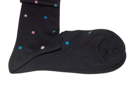 1PAIO CALZE LUNGHE UOMO HERMON & P. SOCKS DAHL FANTASY COTONE INVERNALE - Picture 19 of 20