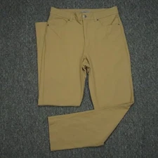 VRST Pants Mens 30x30 Brown Commuter Five Pocket Stretch Chino Zip Pocket