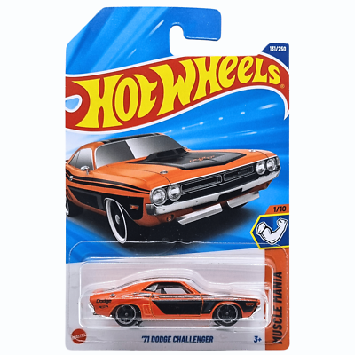 Hot Wheels '71 Dodge Challenger HW Muscle Mania New Release Case G