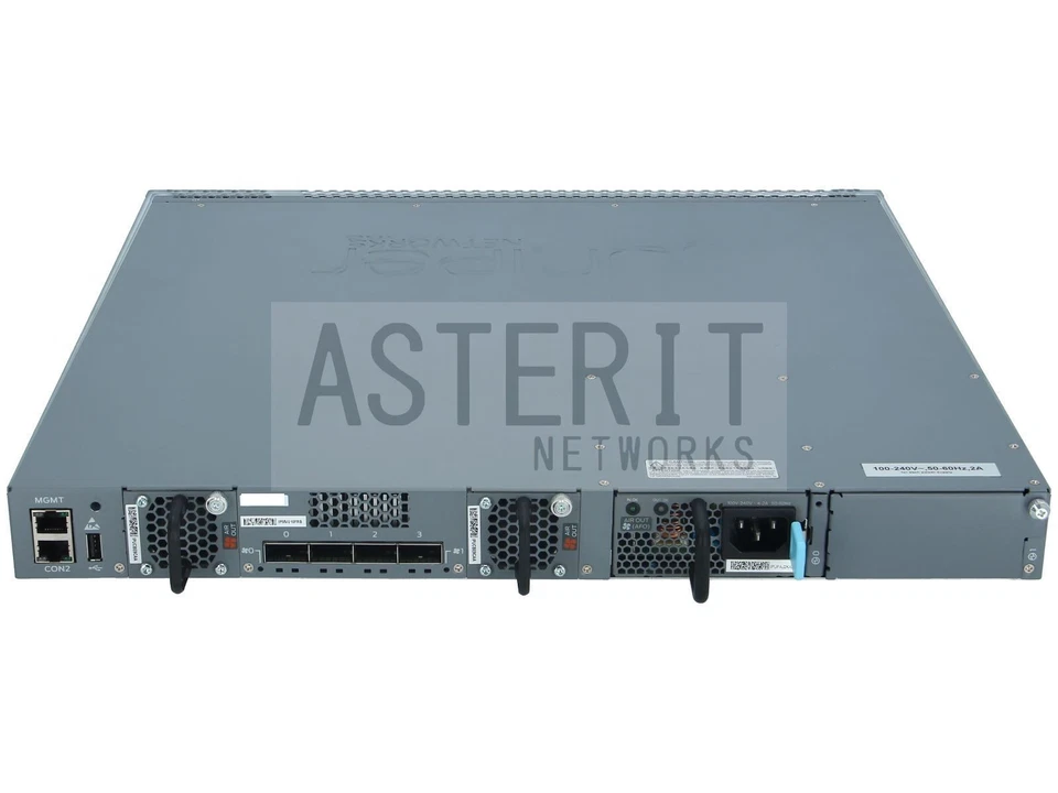Juniper EX4300-24T 24-port 10/100/1000BaseT + 350W AC-AFO PS; 40GE QSFP+ - Image 3 of 3