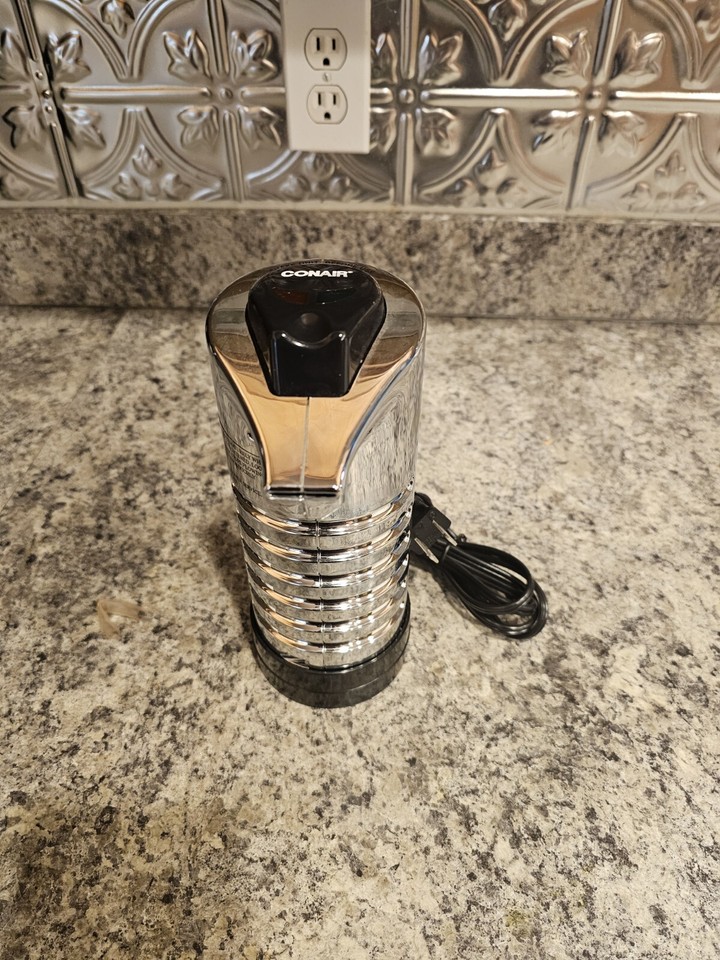 Conair Instant Hot Lather Shaving Cream Machine HLM11CH Chrome Plastic