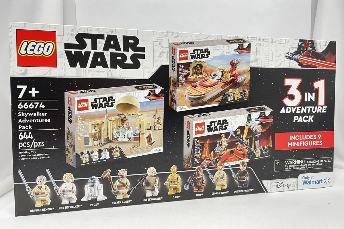 LEGO Star Wars Disney 66674 Skywalker Adventures Pack. Rare Combo Pack - Walmart