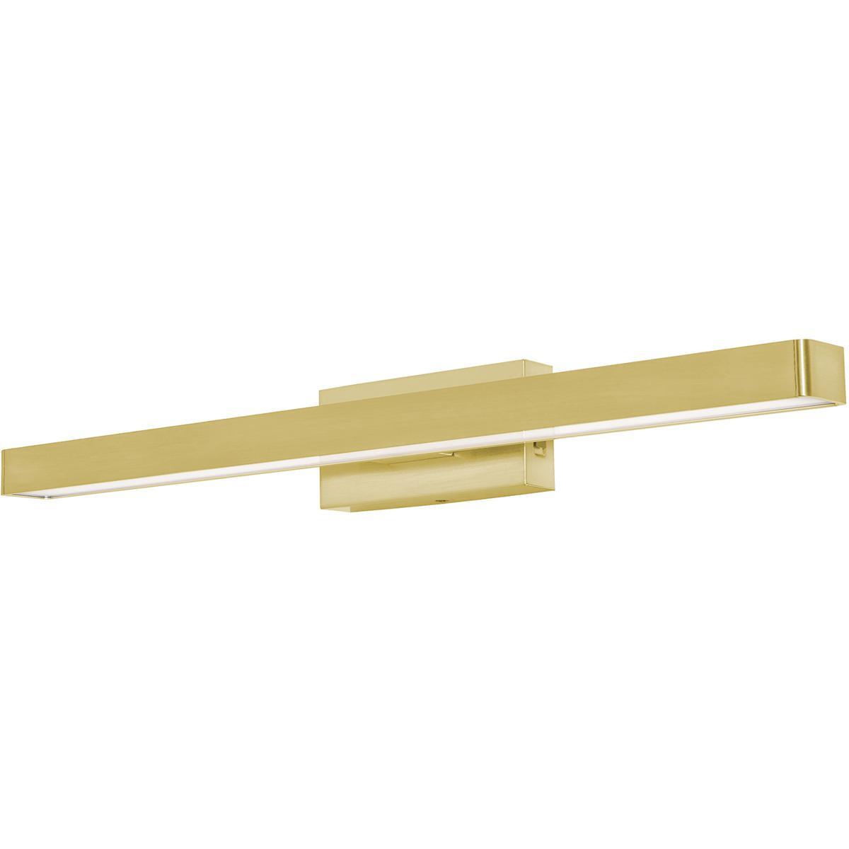 AFX Inc. BRCV2403LAJUDSB Brock LED 24 inch Satin Brass Vanity Light