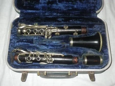 VINTAGE JEAN CARTIER ARTISTE WOOD Bb SOPRANO CLARINET - VGC for RESTORATION