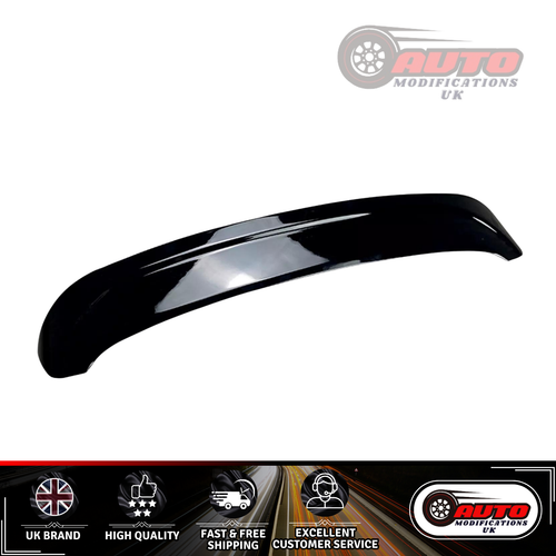 VW Polo MK5 6R 6C GTI R Rear Gloss Black Roof Spoiler Boot Wing Kit 2009-2017 - Picture 7 of 9