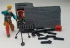 GI Joe 1989 Downtown 100% Complete Vintage ARAH Action Figure With File Card