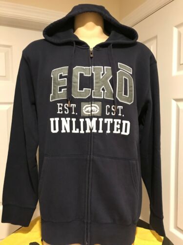 Ecko Unlimited Men's Hooded Zip Sweatshirt Large … - image 1