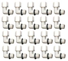 20 pack of Jaco Screw Fitting Elbows 1/4 inch 3/8 inch Select Size Required