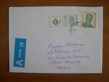 Lettre Belgique affranchissement N° 1581B