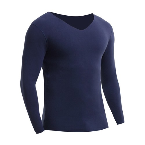 Men's Thermal Suits Winter Slim Long Sleeve Shirts Warm Pants Solid Suits - Bild 4 von 30
