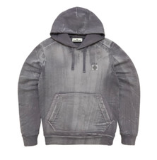 STONE ISLAND Patch Program Hoodie Hand Brushed Rare Color Print Washed Men's M