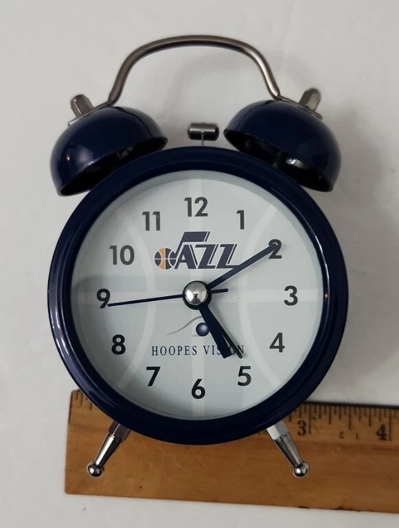 Utah Jazz Alarm Desk Clock 3.75" Home or Office Decor with Backlight Working - Image 2 of 4