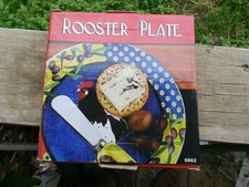 Rooster Snack Plate Set of 2, by Signature Inc. #0862. Made In China