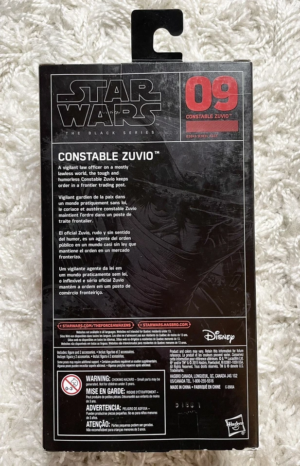 STAR WARS: CONSTABLE ZUVIO -BLACK SERIES-#09 BNIB The Force Awakens 6 inch. - Image 3 of 4