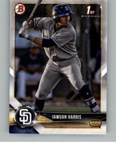 2018 Bowman Draft Jawuan Harris BD-85 San Diego Padres