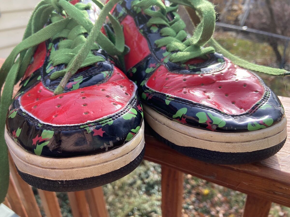 BAPE Sta Bapesta SK8 Black Red Green Sta All Over Print BAPE Sta Bapesta SK8 Black Red Green Sta All Over Print