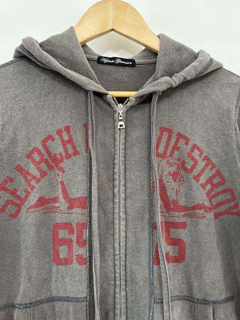 HYSTERIC GLAMOUR Hysteric Glamour Gray Hoodies FREESIZE Women 52335 | eBay