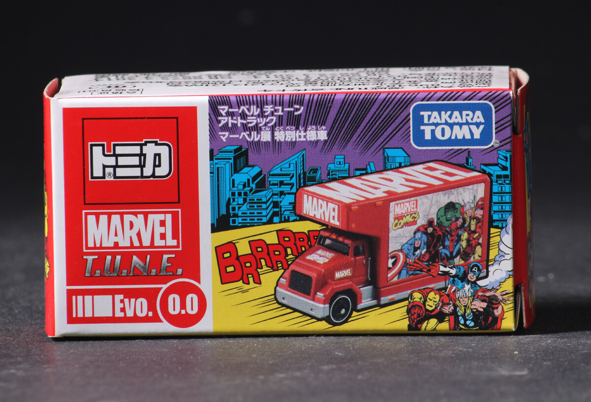 Takara Tomy Tomica Marvel Comics TUNE Evo.0.0 Avengers AD Truck 