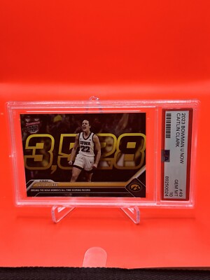 2023 CAITLIN CLARK PSA 10 ROOKIE BOWMAN U NOW #49 Scoring Champion EPIC ...