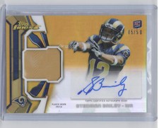 2013 Topps Finest #RAP-SB Stedman Bailey RC Gold Patch Auto #'d /50