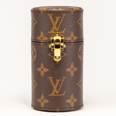 Louis Vuitton Perfume Travel Case LS0153 Monogram Canvas 100ml Holder LV Auth