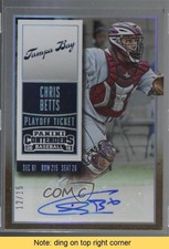 2015 Panini Contenders Draft Playoff Ticket 12/15 Chris Betts #14 Auto READ 0c6
