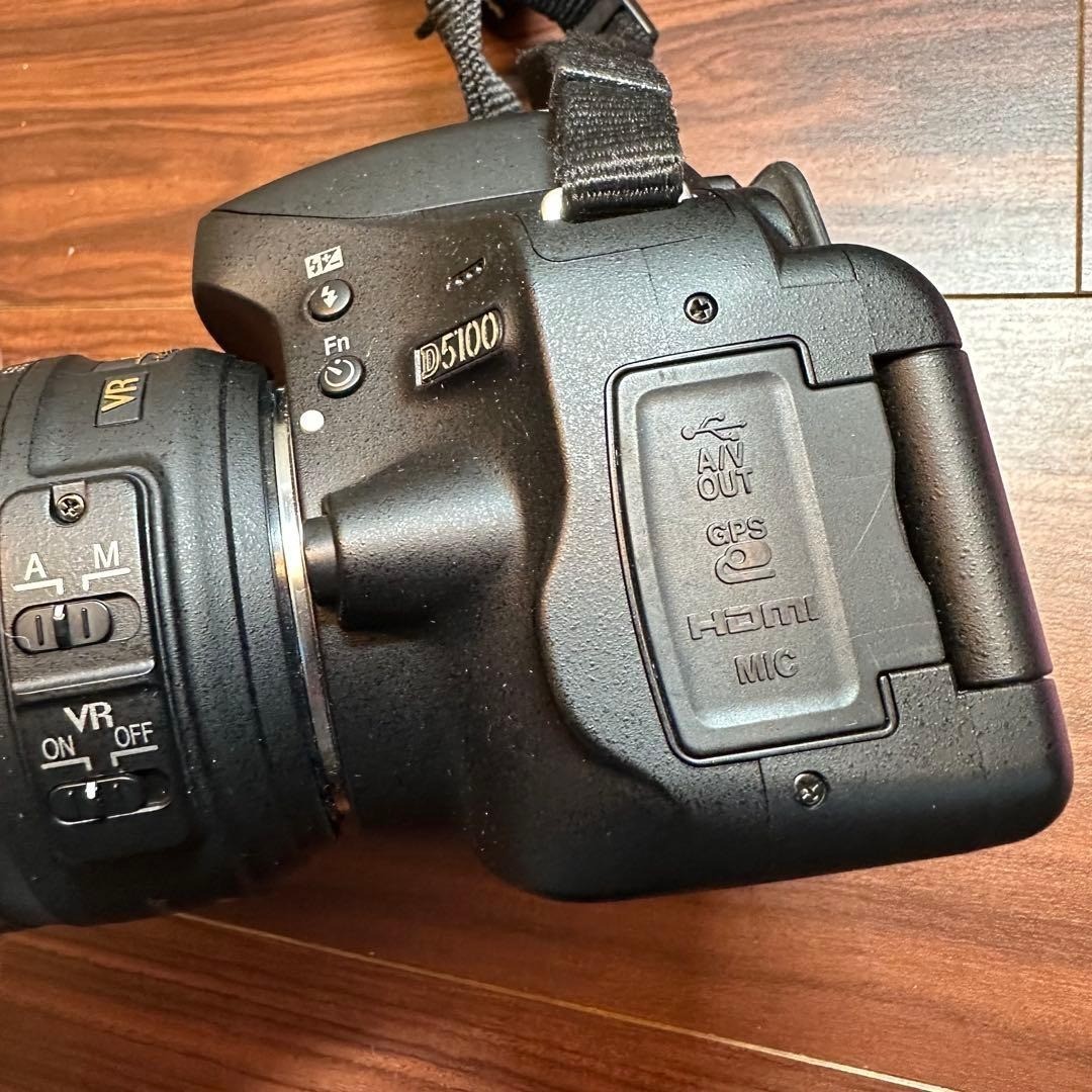 Nikon D D5100 16.2MP Digital SLR Camera - Black (Kit w/ AF-S DX VR