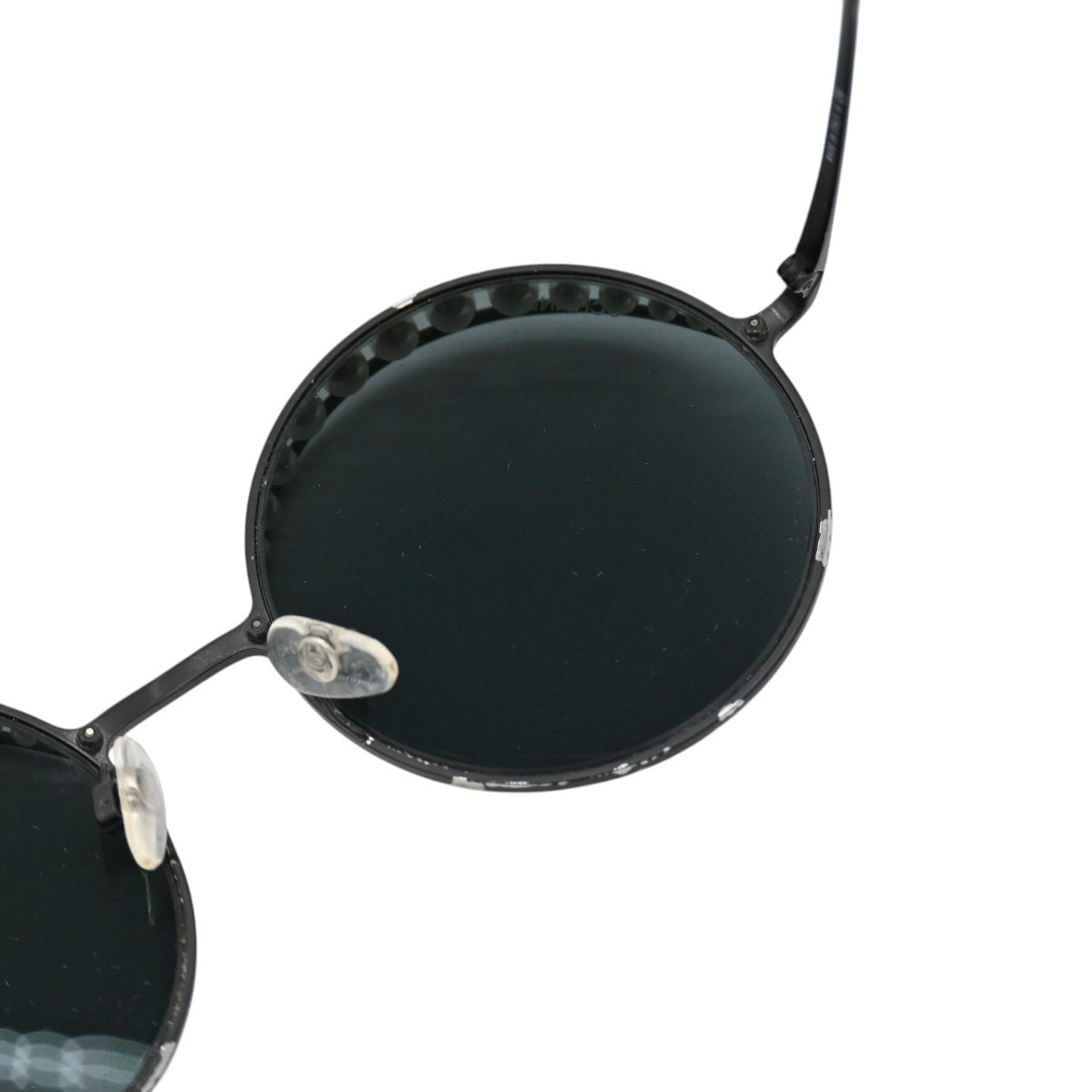 CHANEL 4234H Round Pearl Black Gray Gradient Sunglasses | eBay
