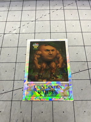 Italian Brainrot Card- Udin Din Din Du Jeruk (Khadou) 1/200 Sparkle Foil