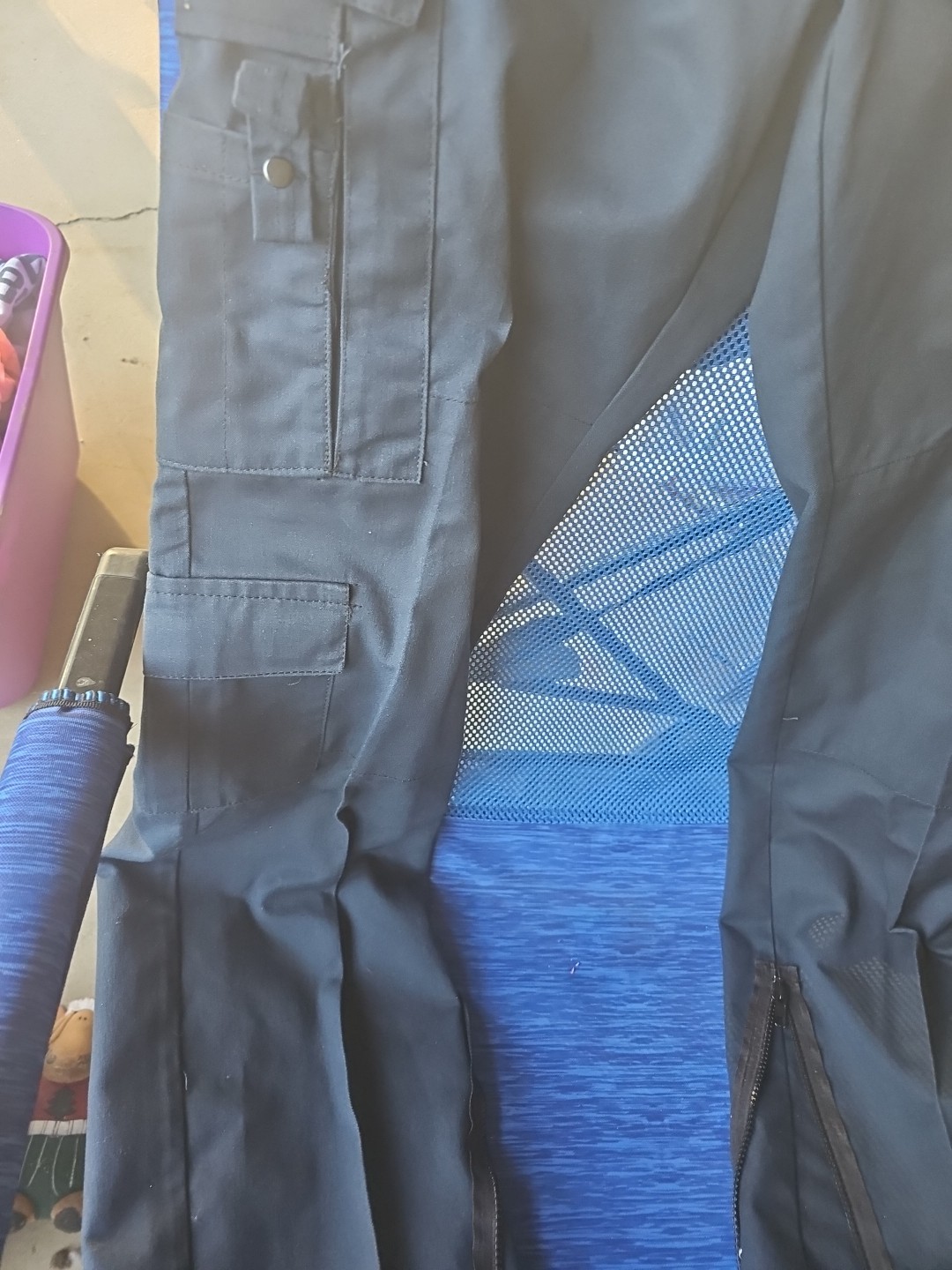 Men's Blue Pro Tuff Cargo Pants Size 36x35 EMS Paramedics Uniform
