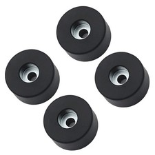 bizhala 4PCS 192310GS Air Compressor Isolator Rubber Feet Foot Mount Black