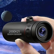 2025 2000x25 Hd Monocular Telescope, Compact Portable for Travel, Hiking, Fishin