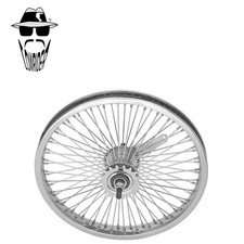 ORIGINAL LOWRIDER 16” Chrome Coaster Bicycle Wheel 72 Spoke Steel Rim 3/8 Axle.
