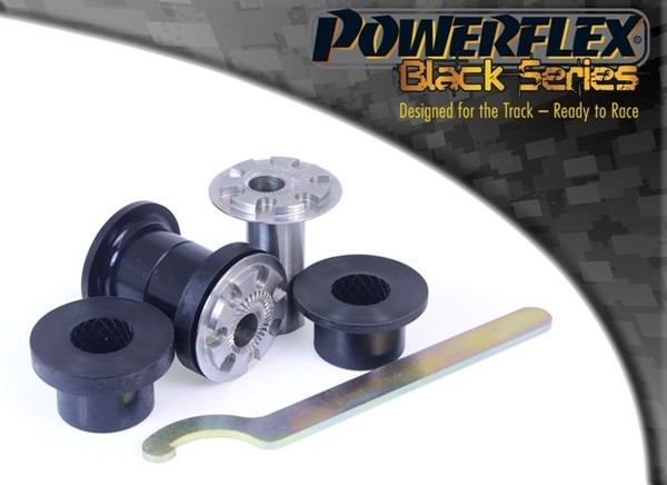 2 X Powerflex PFF85-201GBLK PU Buchsen Querlenker Vorne Einstellbar FüR VAG-image
