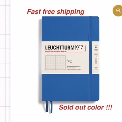 Leuchtterm1917 A5 Softcover Dotted Notebook Sky 369802  - Brand New In Wrapper