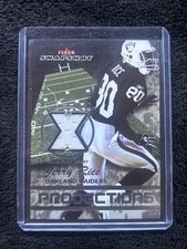 2003 Fleer Snapshot Projections Berry Rice Game Worn Patch /250 