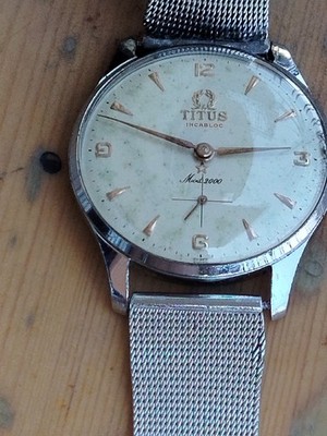 Vintage Uhr SOLVIL ET TITUS Mod. - Mechaniker 50er Jahre - Ref. 5083 - Selten