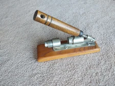 Heavy Duty Pecan and Nut Cracker Tool Wood Base Adjustable 