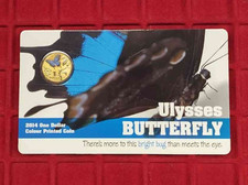 RAM Bright Bug Series Ulysses Butterfly One Dollar in Original Card