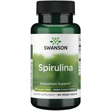 Swanson Spirulina 500 mg 180 Tablets
