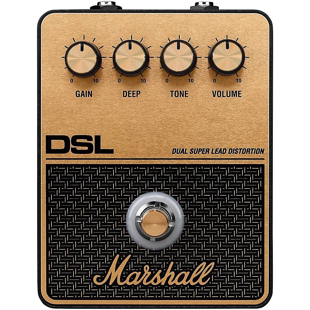 Педаль эффектов Marshall DSL Overdrive Черный с золотом 24990₽