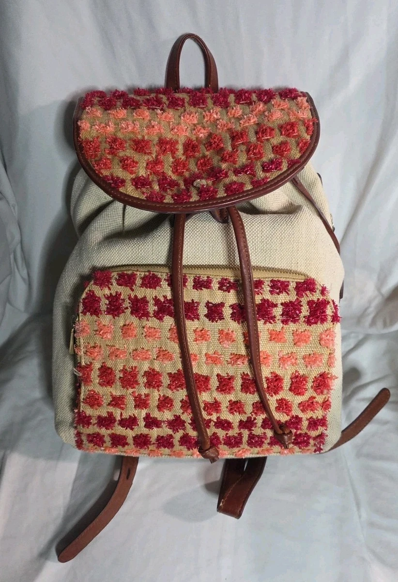 Tommy Bahama Striped Canvas Waikiki Drawstring Backpack Resort Aloha‎ Tag Tommy Bahama Striped Bags & Handbags for Women for sale | eBay main image 2