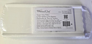 Pampered Chef Veggie Strip Maker #1145 White Great Kitchen Tool NEW NIP SALE!!!