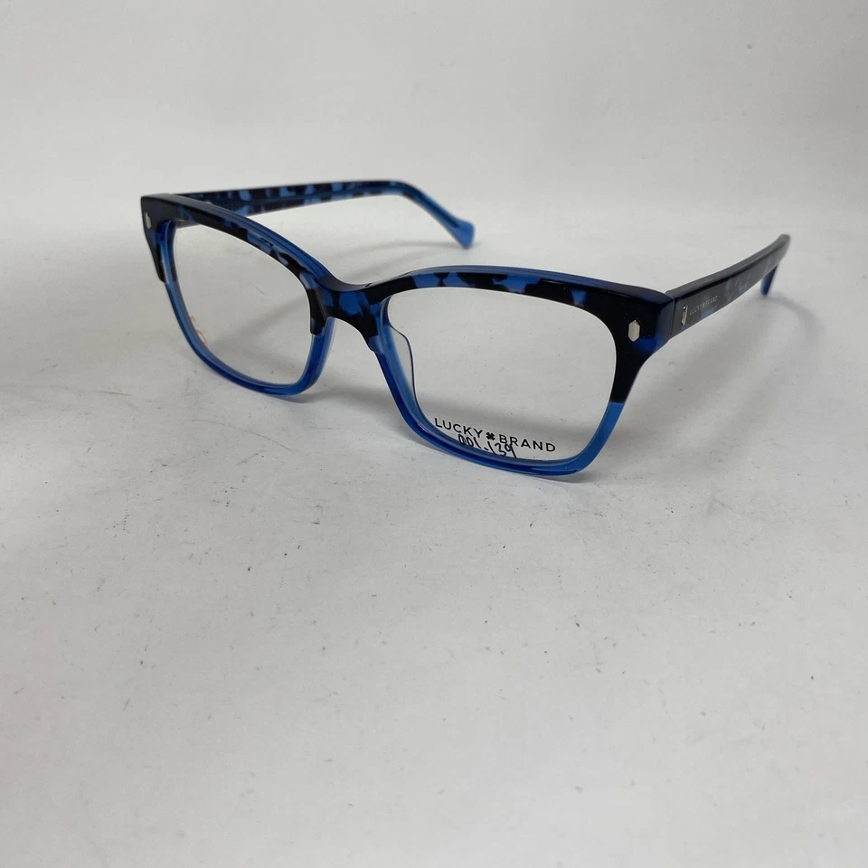 GAFAS LUCKY BRAND VLBD229 AZUL MÁRMOL TRANSPARENTE 53-17-140 BISAGRA FLEXIBLE DS13 Foto 3 de 4