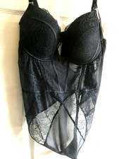 ladies brand new 40d primark bodysuit push up bra blue